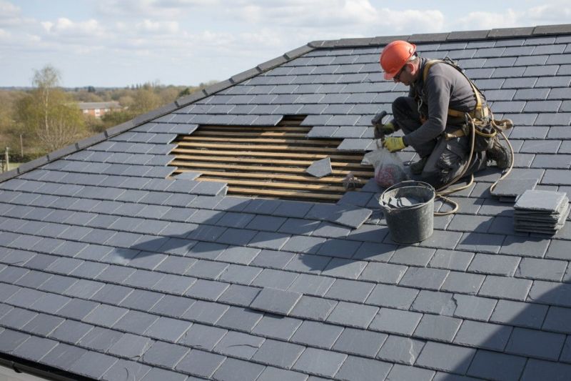 Slate Roof Repair detail